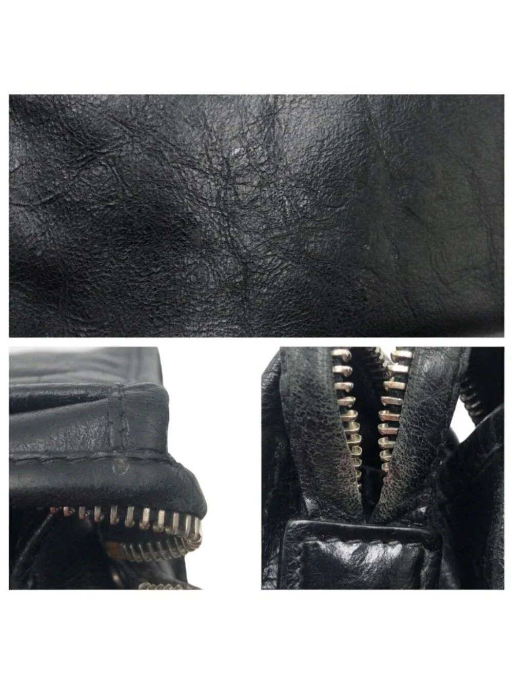 Gucci Interlocking Black Leather Clutch Bag